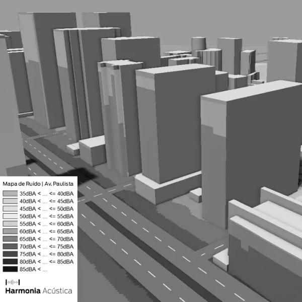 Mapa de Ruído da Av. Paulista